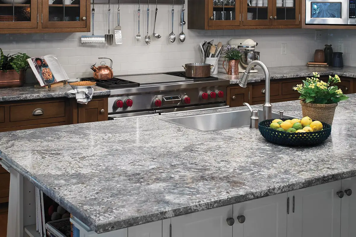 Formica Group kitchen design, countertops 9303 Azul Aran: 180fx® stone - Springfield, IL
