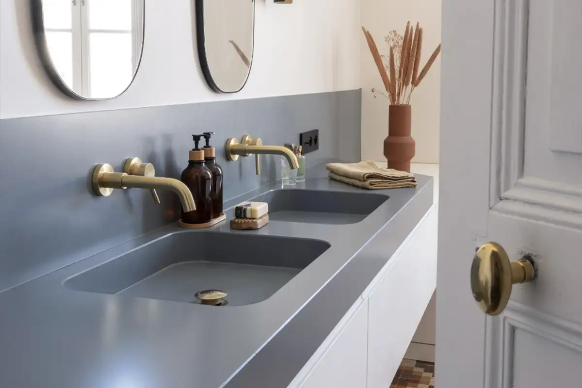 Silestone by Cosentino - Cala Blue countertop in bathroom design - Springfield, IL